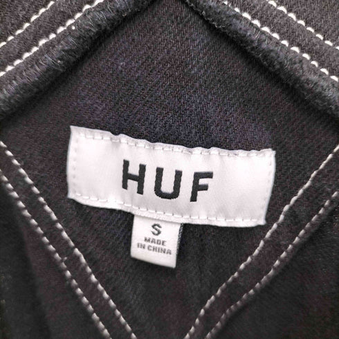 ハフ HUF LTWEIGHT HANDKERCHIEF OVERALL コットン リネンオーバーオール レディース S