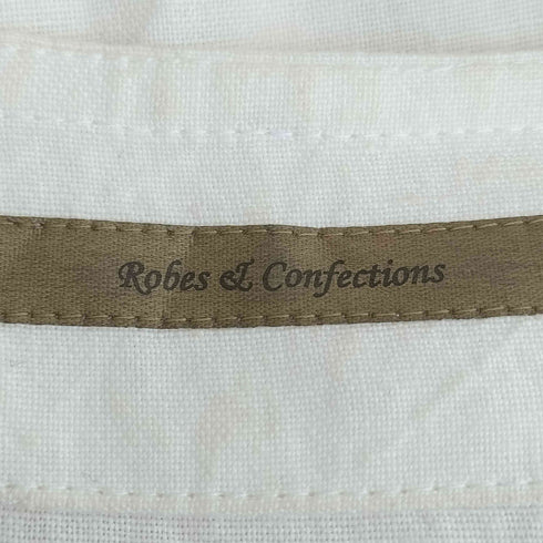 ローブスアンドコンフェクションズ Robes&Confections リネン カシュクールワンピース ラップ レディース