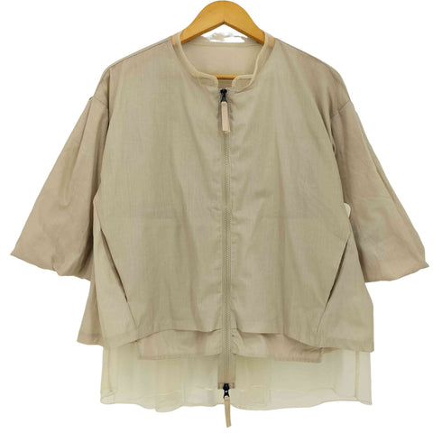 Frene パフショートスリーブ シアーフリル ジャケット レディース JPN:M