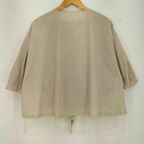 Frene パフショートスリーブ シアーフリル ジャケット レディース JPN:M