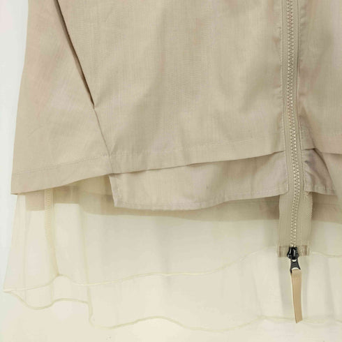 Frene パフショートスリーブ シアーフリル ジャケット レディース JPN:M