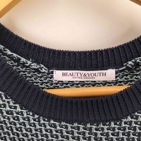 ビューティーアンドユースユナイテッドアローズ BEAUTY & YOUTH UNITED ARROWS 23SS ジャカードノースリーブニット ウォッシャブル レディース