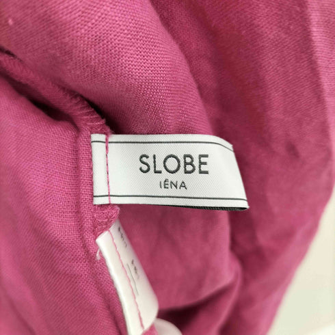 スローブイエナ SLOBE IENA 23SS ボリュームスリーブリネンワンピース レディース JPN:38