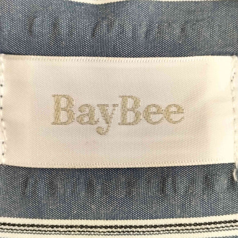 BayBee ストライプ シャツワンピース レディース