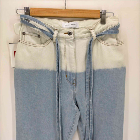 TOHGEN TOHGEN Andrew Bootscut Jeans with Strings レディース JPN:2