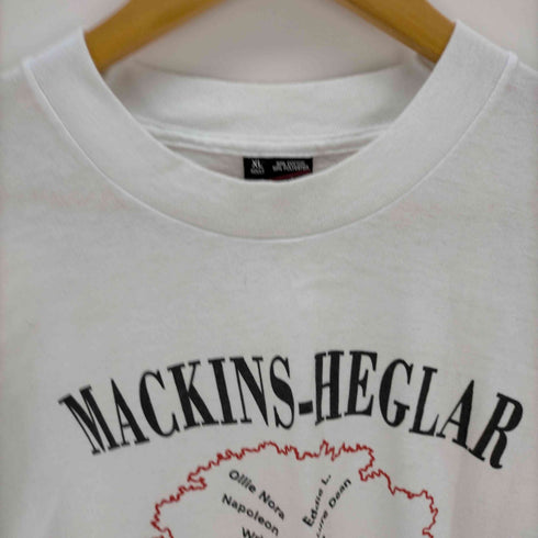 フルーツオブザルーム FRUIT OF THE LOOM USA製 シングルステッチ 1996 MACKINS-HEGLARTシャツ メンズ JPN:XL