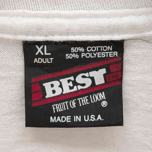 フルーツオブザルーム FRUIT OF THE LOOM USA製 シングルステッチ 1996 MACKINS-HEGLARTシャツ メンズ JPN:XL