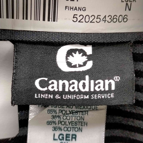 canadlan ストライプ ワークシャツ メンズ JPN:L