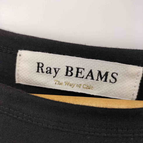 レイビームス Ray BEAMS 21SS プリーツ キリカエ ハーフスリーブ Tシャツ レディース FREE