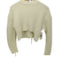 エモダ EMODA CURVE SLEEVE CRASH KNIT レディース FREE