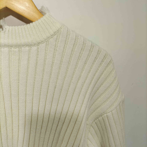 エモダ EMODA CURVE SLEEVE CRASH KNIT レディース FREE