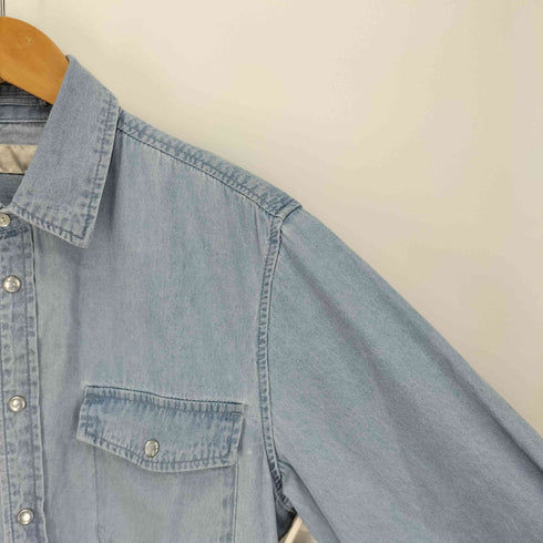 ナノユニバース NANO universe 25SS MC TIMELESS WARDROBE デニム シャツ メンズ JPN:S