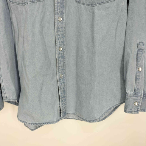 ナノユニバース NANO universe 25SS MC TIMELESS WARDROBE デニム シャツ メンズ JPN:S