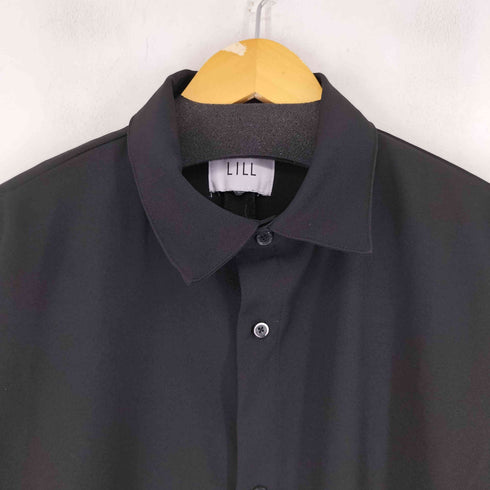 リル LILL ドレープルーズロングシャツコート メンズ