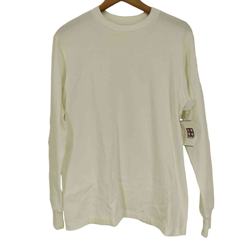 ヘインズ Hanes 25SS T-SHIRTS SHIRO クルーネック ロングスリーブ Tシャツ メンズ import:M