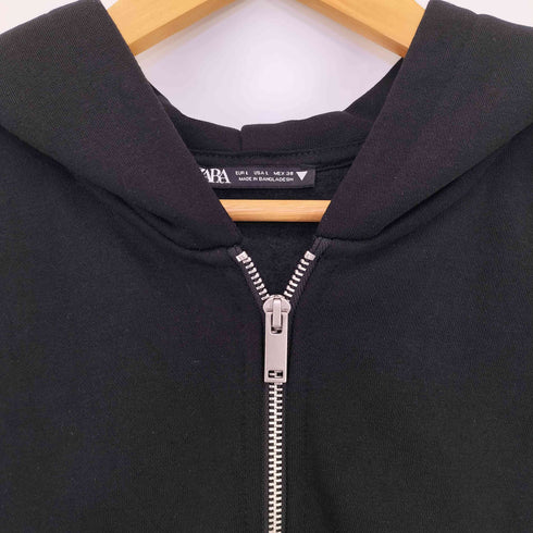 ザラ ZARA ボックスフィット ダブルジップ パーカー メンズ import:L