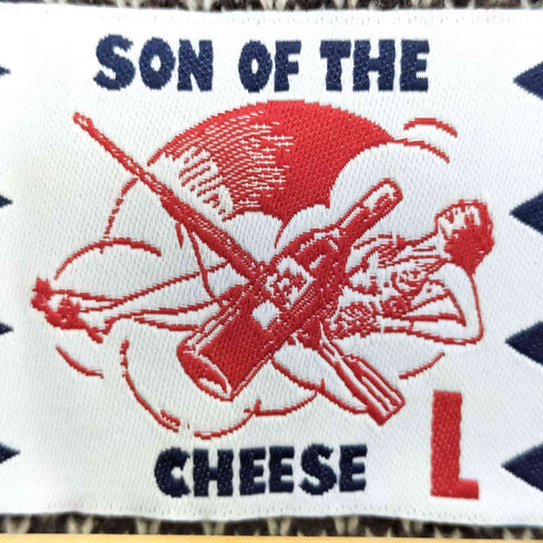 サノバチーズ SON OF THE CHEESE Horse Cardigan コットンニット ジップカーディガン メンズ JPN:L