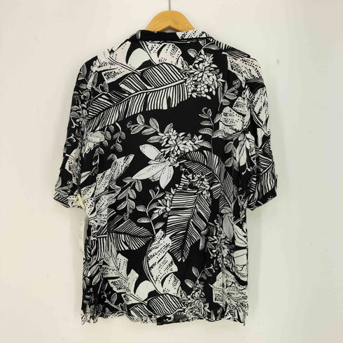 elevenparis Black Tropical レーヨン オープンカラーシャツ メンズ import:XL