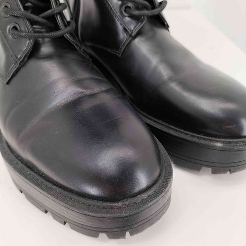 ザラ ZARA レースアップ ロングブーツ レディース EUR:38