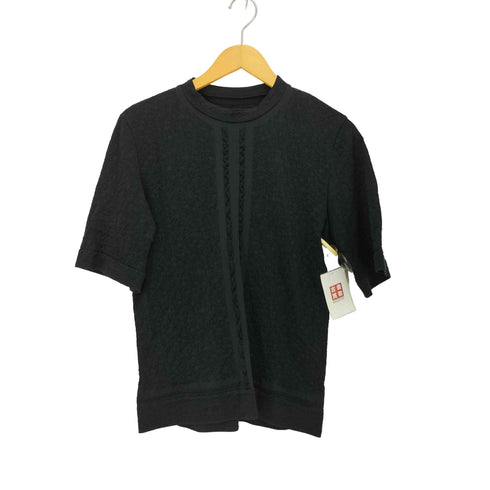 マメクロゴウチ Mame Kurogouchi 24SS Landscape Graphic Sheer Knitted Crew Neck Top レディース JPN:3