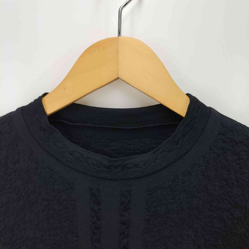 マメクロゴウチ Mame Kurogouchi 24SS Landscape Graphic Sheer Knitted Crew Neck Top レディース JPN:3