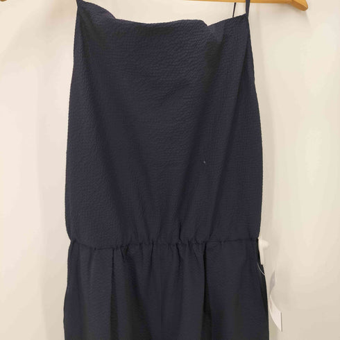 マカフィー MACPHEE 24SS コットンポリエステルサッカー ジャンプスーツ レディース 36