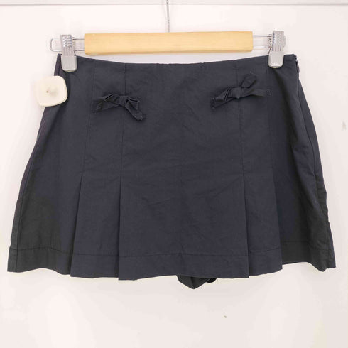ザラ ZARA プリーツトップス & ボウ スコート リボン レディース トップス:M / ボトムス:S