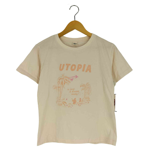 ロンハーマンカルフォルニア Ron Herman California UTOPIA プリント クルーネック Tシャツ レディース import:S