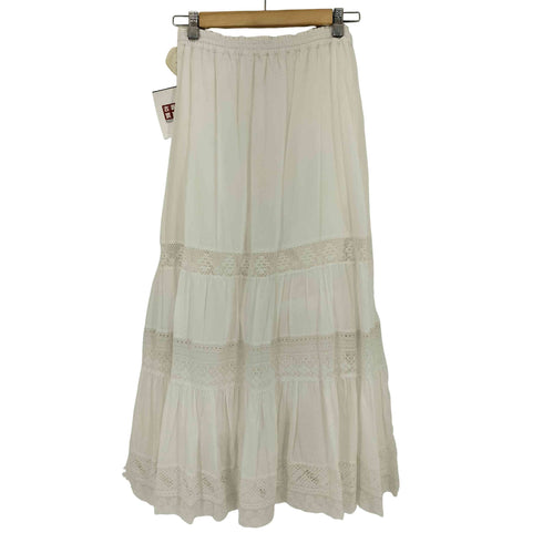 リヴドロワ RIVE DROITE リバーレースティアードスカート レディース FREE