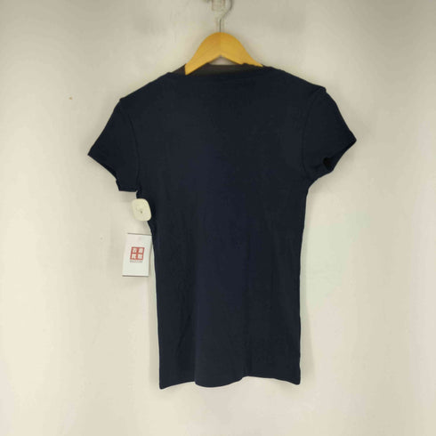 トミーヒルフィガー TOMMY HILFIGER ロゴ刺繍 S/S Tシャツ レディース import:S
