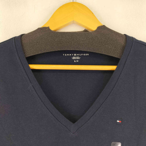 トミーヒルフィガー TOMMY HILFIGER ロゴ刺繍 S/S Tシャツ レディース import:S