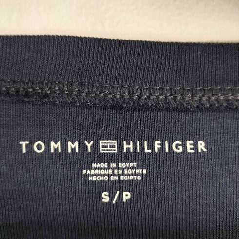 トミーヒルフィガー TOMMY HILFIGER ロゴ刺繍 S/S Tシャツ レディース import:S