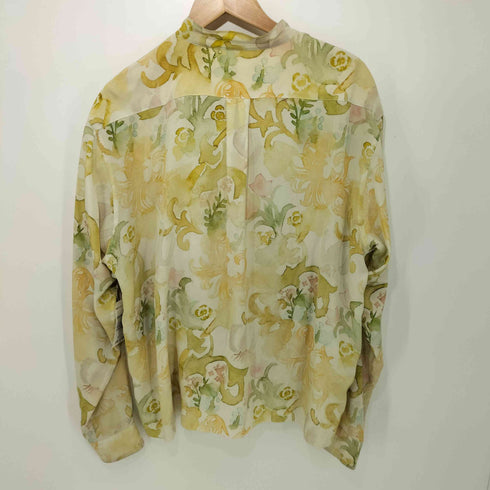 エムエーエスユー MASU 2022SS GRANNY ZIP-UP SHIRTS ジップアップ シルクシャツ メンズ JP 46