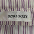 ロイヤルパーティー ROYAL PARTY ニットベスト付くびれるストライプシャツワンピース レディース FREE