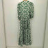 ザラ ZARA フラワープリントティアードロングワンピース レディース import:XS