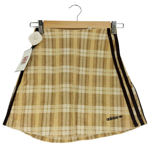 アディダスオリジナルス adidas Originals CORDUROY TARTAN SKIRT コーデュロイ タータンスカート レディース JPN:XS