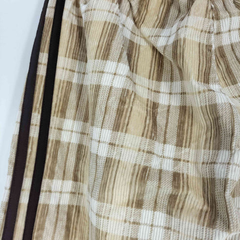アディダスオリジナルス adidas Originals CORDUROY TARTAN WIDE LEG PANTS コーデュロイ タータン ワイドレッグパンツ レディース JPN:S