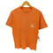 袖/裾シングル ポケット クルーネックTシャツ メンズ