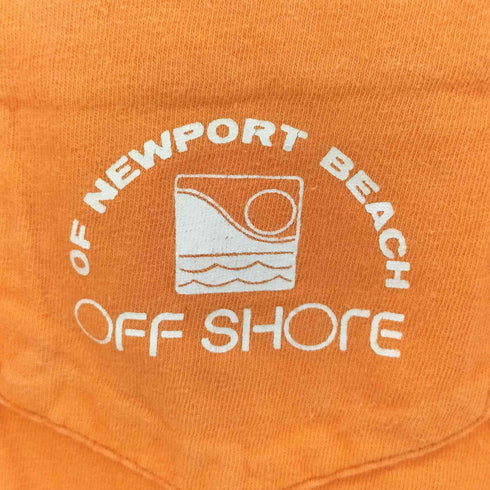 袖/裾シングル ポケット クルーネックTシャツ メンズ