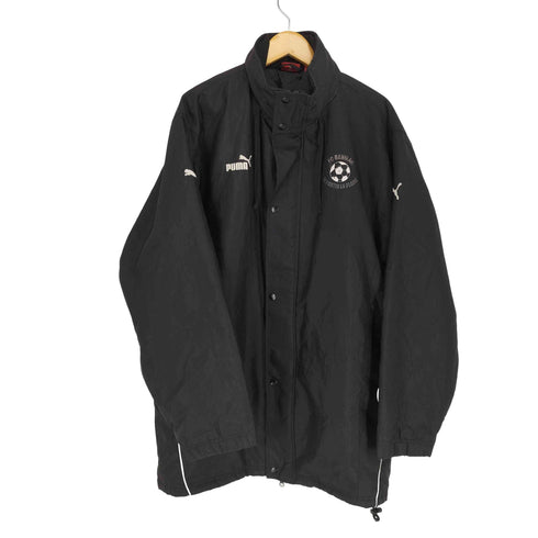 プーマ PUMA サッカーロゴ 中綿ジップブルゾン メンズ L