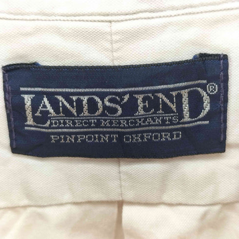 ランズエンド LANDS END 90s USA製 コットン ボタンダウンシャツ メンズ 17 1/2-36