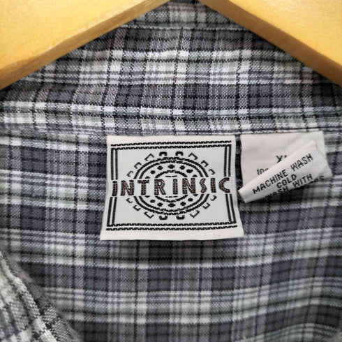 INTRINSIC チェック柄ネルシャツ メンズ XL