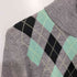 キャサリンハムネットロンドン KATHARINE HAMNETT LONDON アーガイル ダブルジップ ドライバーズニット メンズ import:M