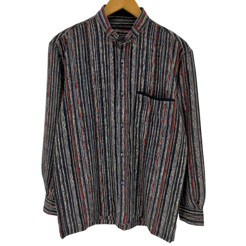 シアーバンドカラーシャツ メンズ JPN:M