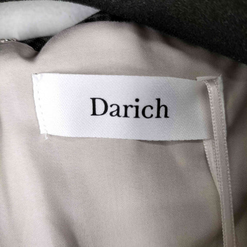 ダーリッチ Darich ビッグリボンバルーンチェックミニワンピース レディース FREE