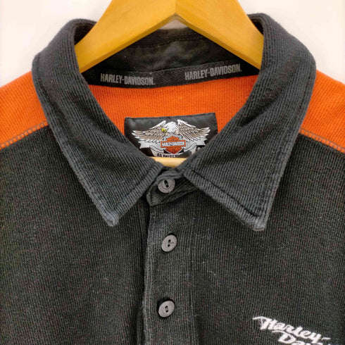 ハーレーダビッドソン HARLEY-DAVIDSON 刺繍 スウェット プルオーバー メンズ JPN:L