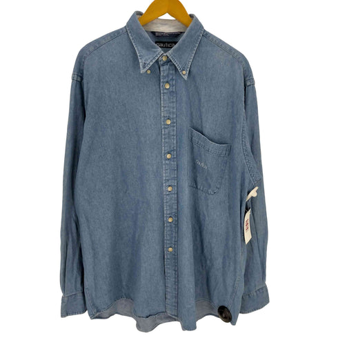 ノーティカ NAUTICA デニムボタンダウンシャツ メンズ JPN:XL