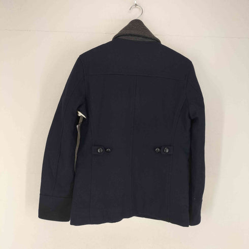 キャサリンハムネットロンドン KATHARINE HAMNETT LONDON BLOUSON 襟切替 ウールコート メンズ import:L