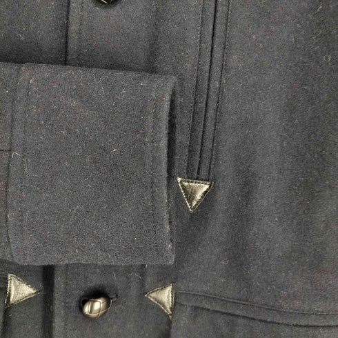 キャサリンハムネットロンドン KATHARINE HAMNETT LONDON BLOUSON 襟切替 ウールコート メンズ import:L