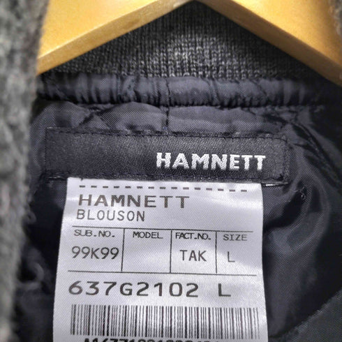 キャサリンハムネットロンドン KATHARINE HAMNETT LONDON BLOUSON 襟切替 ウールコート メンズ import:L